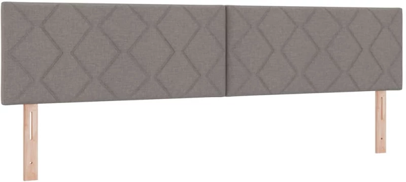 vidaXL Κρεβάτι Box Spring με Στρώμα & LED Ταπέτο 200x200 εκ Υφάσματος