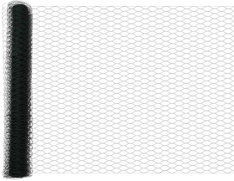vidaXL Εξάγωνη Φράχτη Πράσινη 1x10 μ Χάλυβας