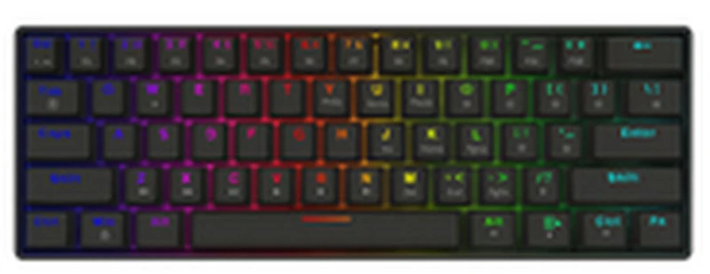 Πληκτρολόγιο Savio BLACKOUT X2 PEACH Μαύρο Qwerty US