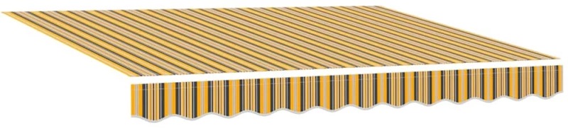 vidaXL Χειροκίνητη Τέντα Πολύχρωμη Ριγέ 300x250 εκ