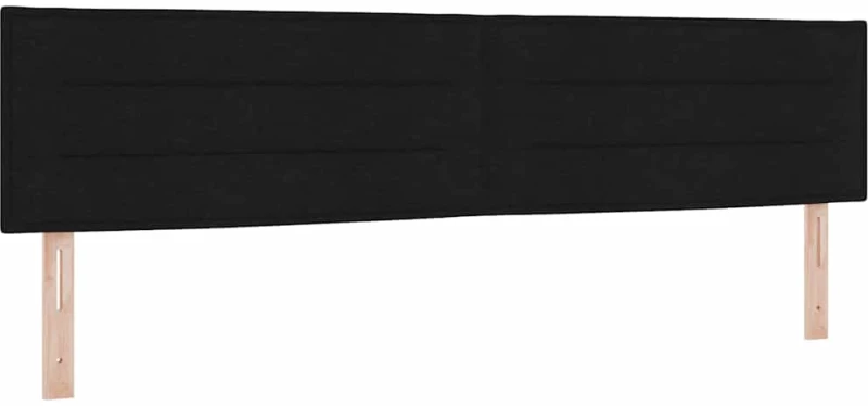 Κρεβάτι Box Spring με Στρώμα vidaXL Μαύρο 200x200 εκ. Ύφασμα