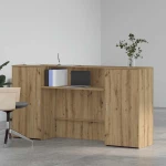 vidaXL Γραφείο υποδοχής 200x50x103,5 εκ. Επεξεργασμένο Ξύλο