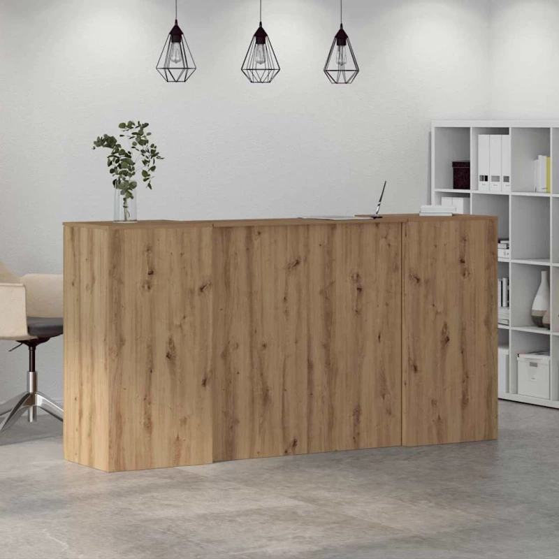 vidaXL Γραφείο υποδοχής 200x50x103,5 εκ. Επεξεργασμένο Ξύλο