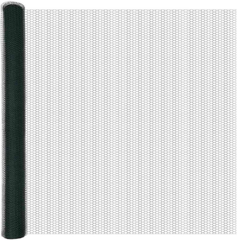 Hexagon Φράχτης vidaXL Πράσινος 1.5x50 μ Χάλυβας