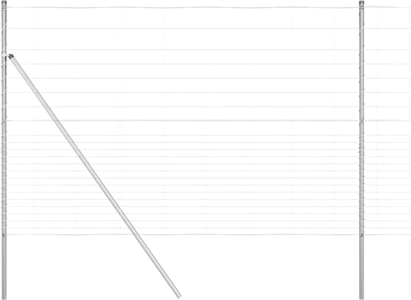 vidaXL Φράχτης 1.6x25 μ Γαλβανισμένο Χάλυβα