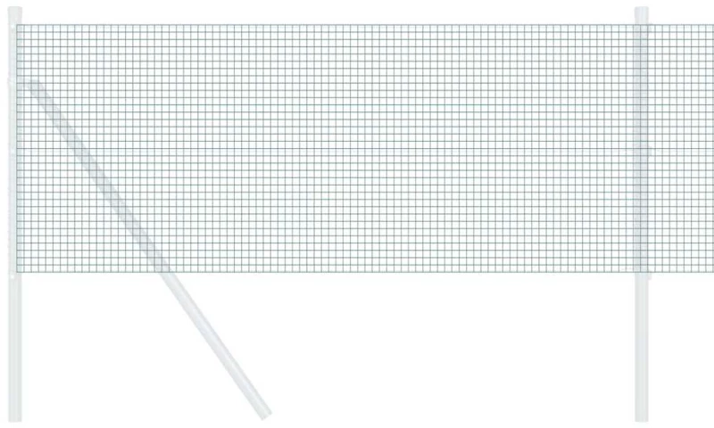 vidaXL Γαλβανισμένος Φράκτης Πράσινος 0.6x25 μ Σίδερο