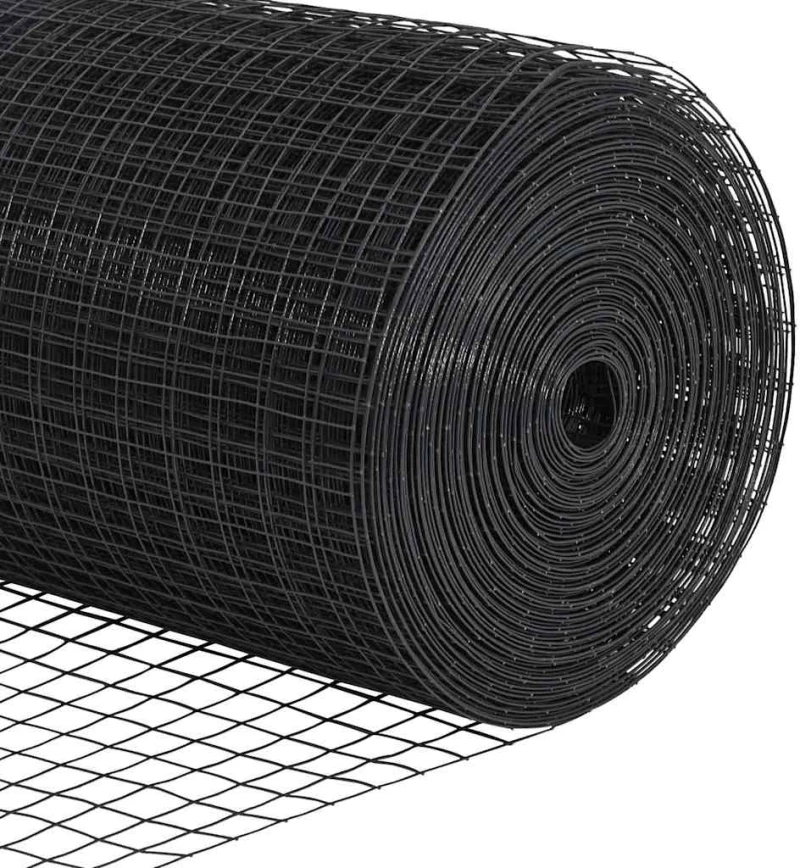 vidaXL Συρματόπλεγμα Γκρι 1.2 x 50 μ Χάλυβας