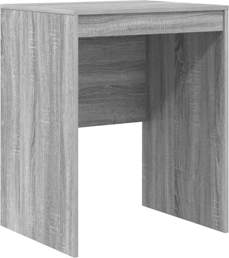 vidaXL Γραφείο γραφής Γκρι sonoma Μοριοσανίδα 60 x 50 x 76 εκ Απλό