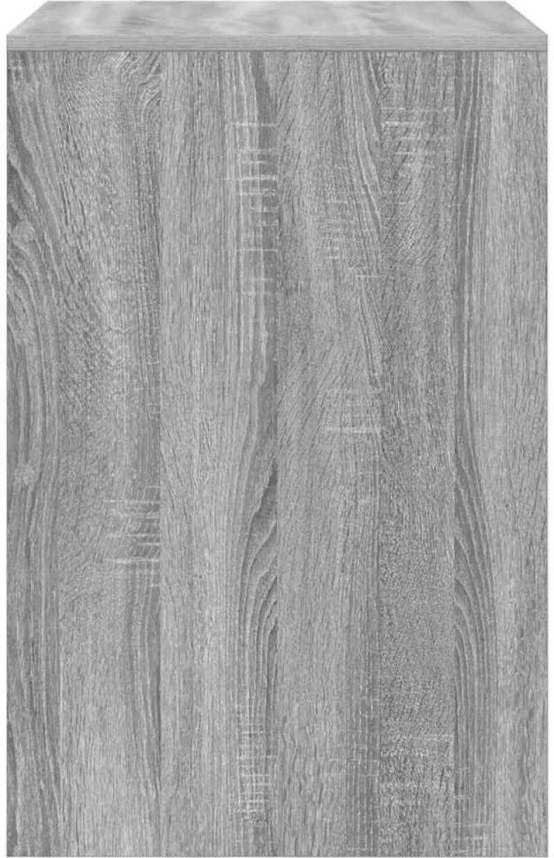 vidaXL Γραφείο γραφής Γκρι sonoma Μοριοσανίδα 60 x 50 x 76 εκ Απλό