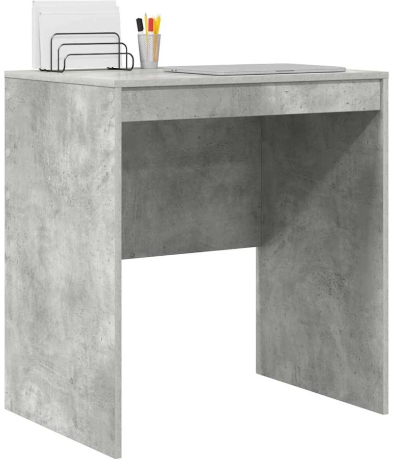 vidaXL Γραφείο Γραφής Γκρι τσιμέντου MDF 70 x 50 x 76 εκ. Απλό