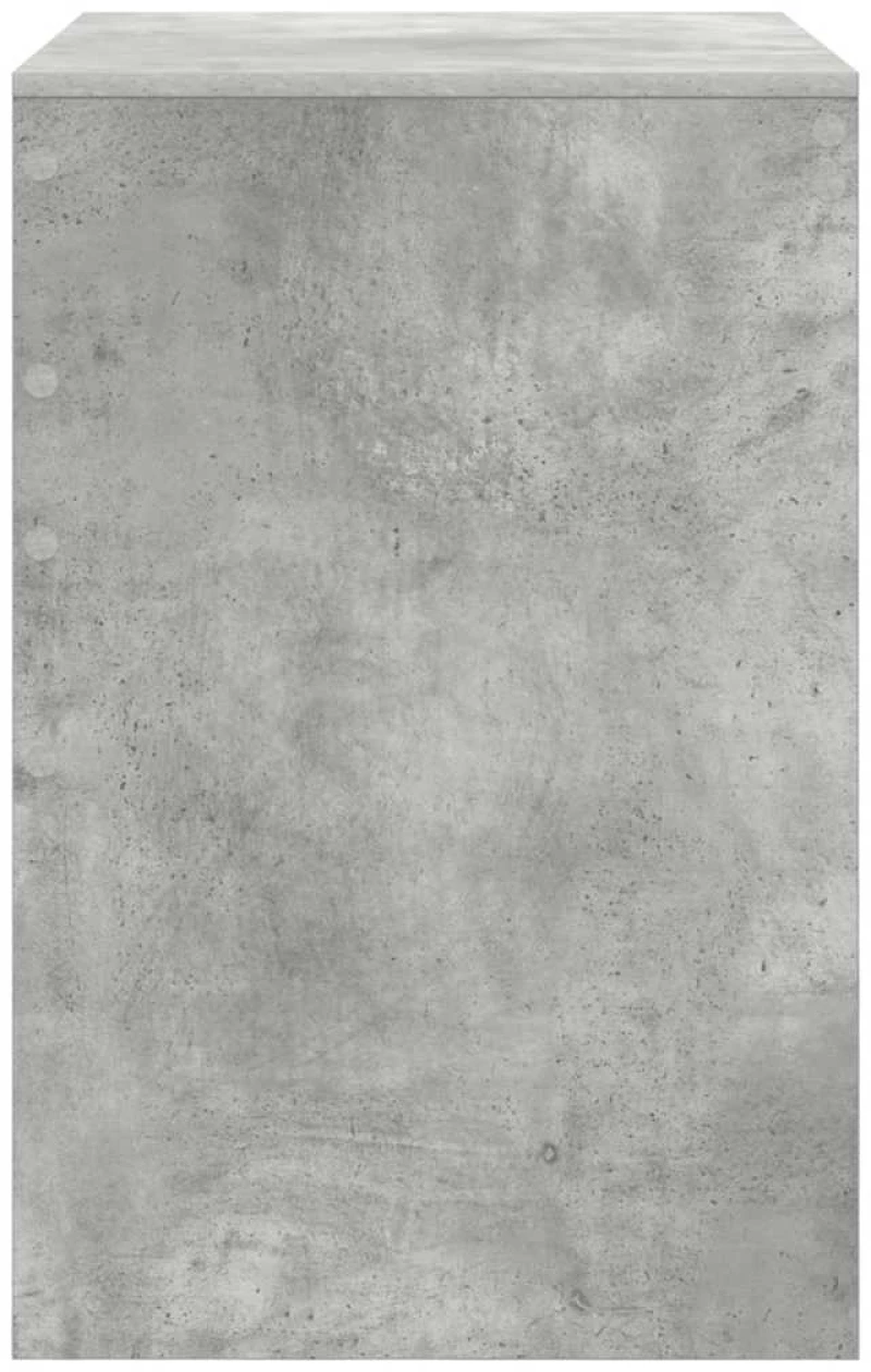 vidaXL Γραφείο Γραφής Γκρι τσιμέντου MDF 70 x 50 x 76 εκ. Απλό