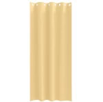 vidaXL Κουρτίνες με κουρτίνες 2 pcs Μπεζ 245 x 140 εκ. Πολυεστέρας
