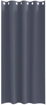 vidaXL Κουρτίνες με κουρτίνες 2 pcs Ανθρακί 245 x 140 εκ. Πολυεστέρας