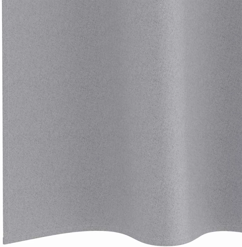vidaXL Κουρτίνες 2 pcs Ανοιχτό γκρι 245 x 140 εκ. Πολυεστέρας