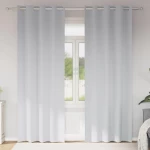 vidaXL Κουρτίνες 2 pcs Ανοιχτό Γκρι 245 x 140 εκ. Πολυεστέρας