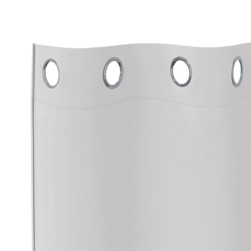 vidaXL Κουρτίνες 2 pcs Ανοιχτό Γκρι 245 x 140 εκ. Πολυεστέρας