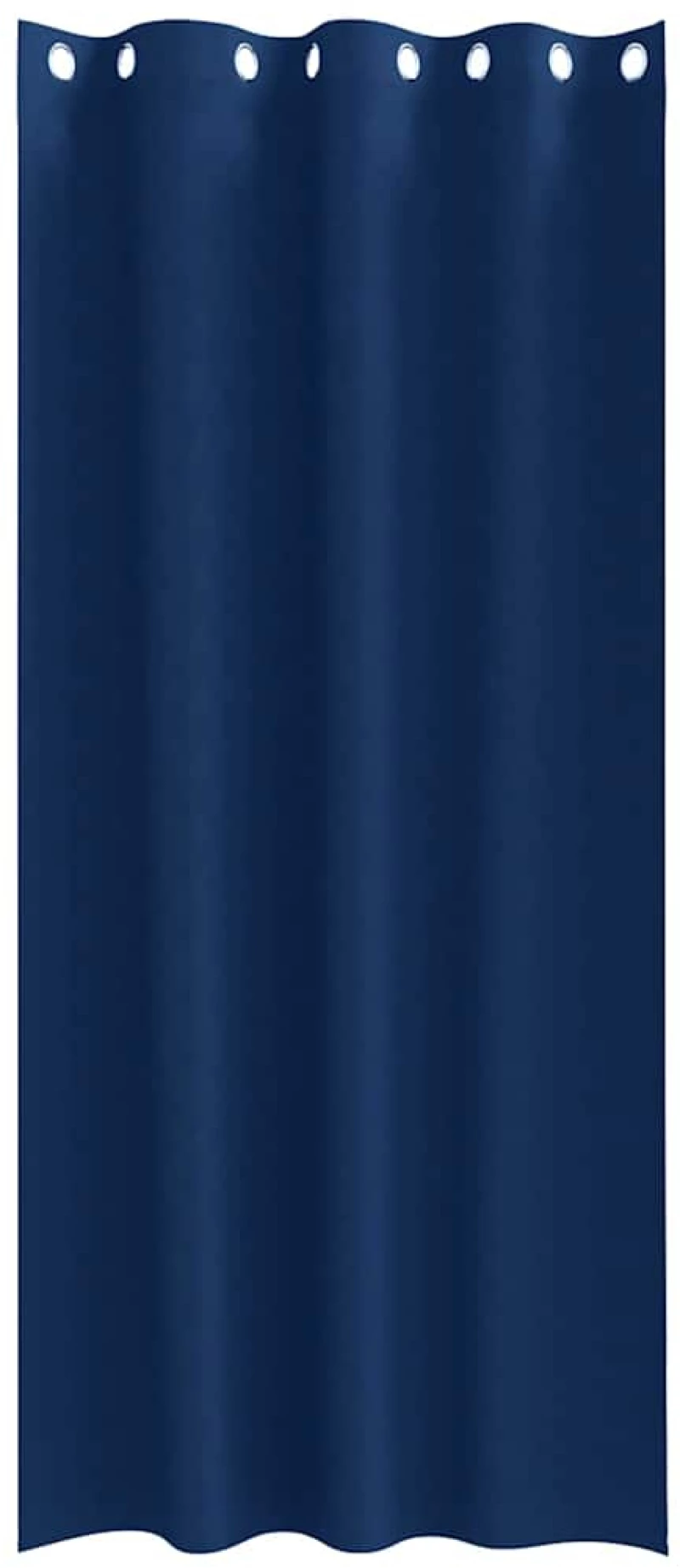 vidaXL Κουρτίνες 2 pcs Σκούρο Μπλε 245 x 140 εκ. Πολυεστέρας