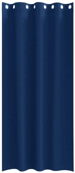 vidaXL Κουρτίνες 2 pcs Σκούρο Μπλε 245 x 140 εκ. Πολυεστέρας