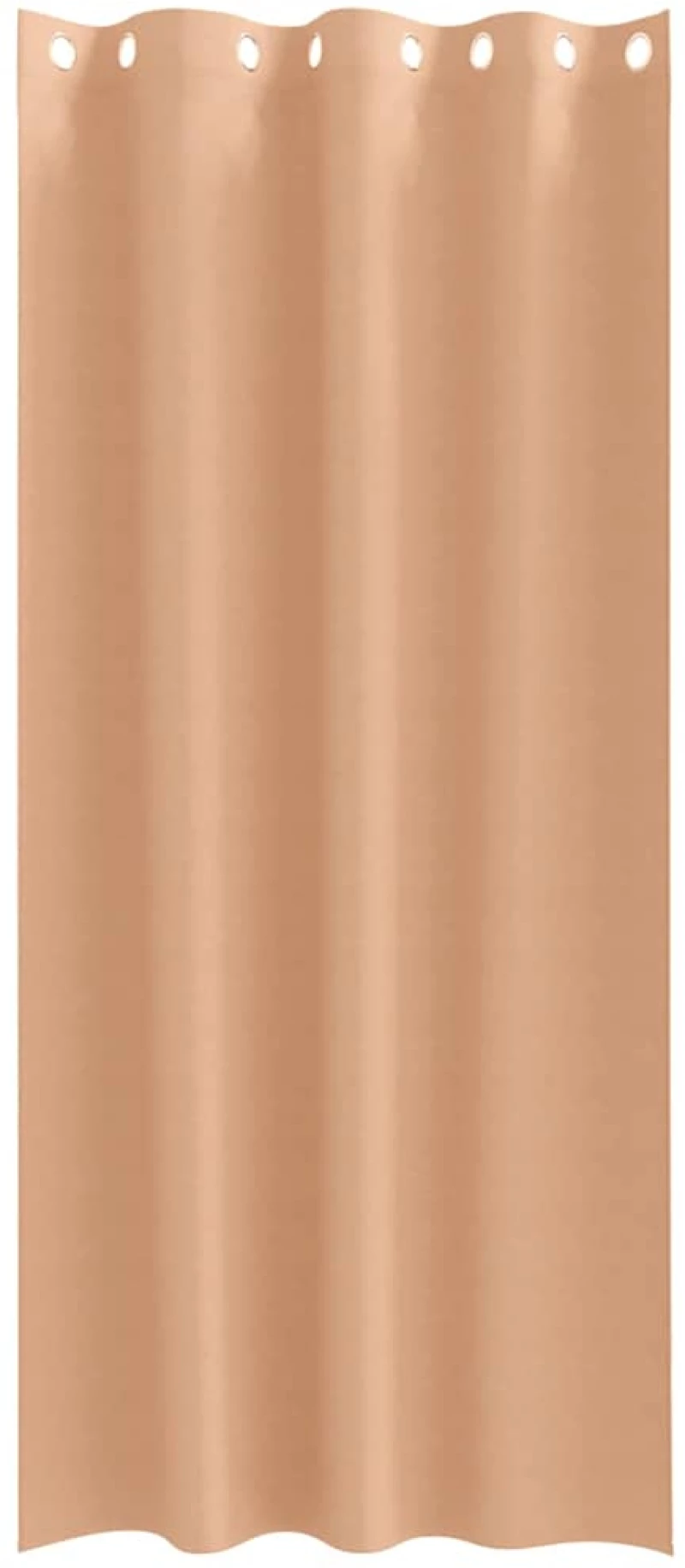 vidaXL Κουρτίνες 2 pcs Ανοιχτό καφέ 245 x 140 εκ. Πολυεστέρας