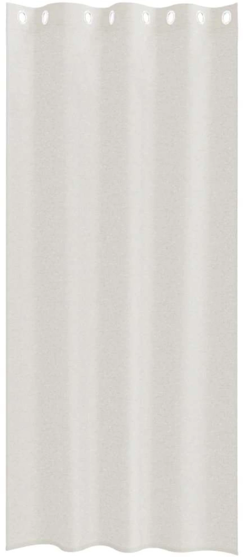 vidaXL Κουρτίνες με κουρτίνες 2 pcs Κρεμ 140 x 225 cm Πολυεστέρας