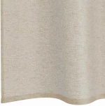 vidaXL Κουρτίνες με κουρτίνες 2 pcs Άμμος 140 x 225 cm Πολυεστέρας