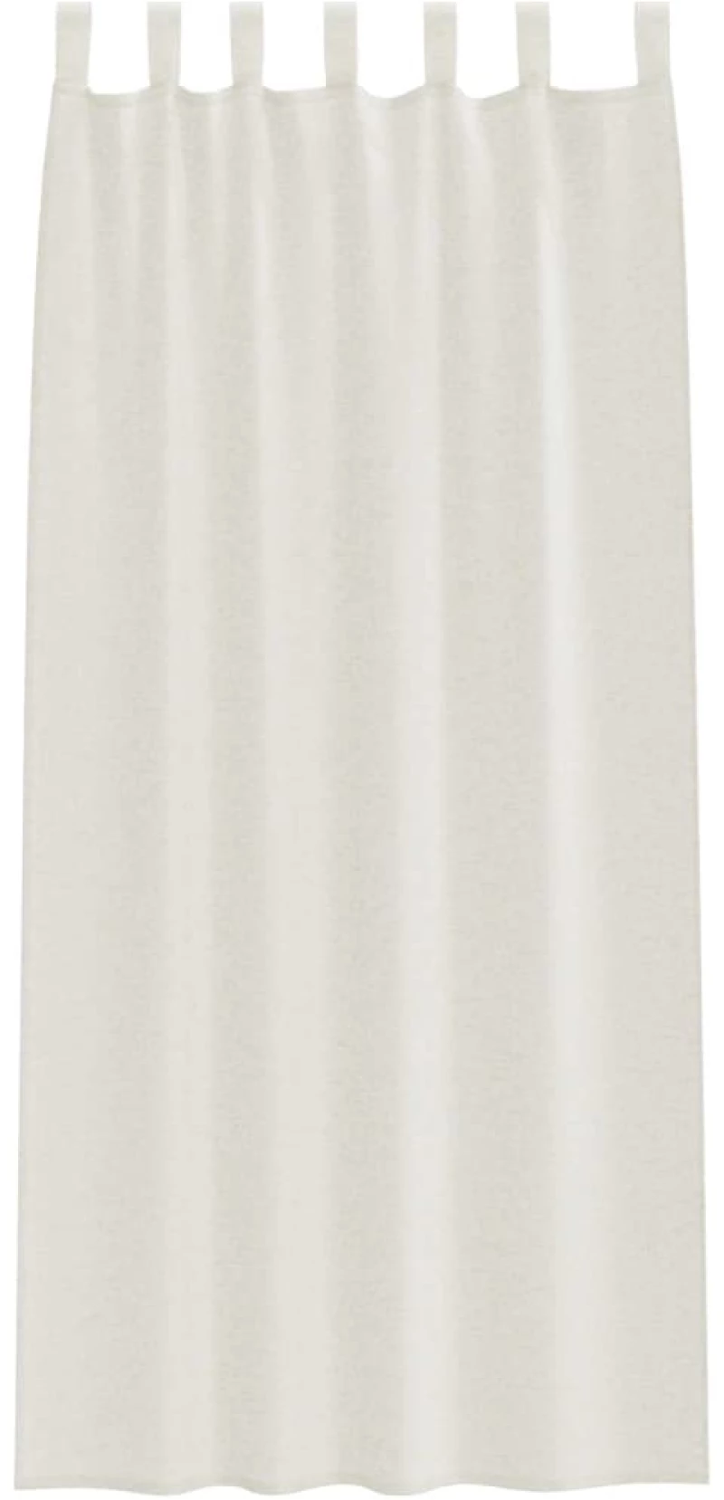 vidaXL Κουρτίνες με κουρτίνες 2 pcs Κρεμ 140 x 225 cm Πολυεστέρας