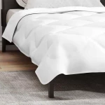 vidaXL Κουβέρτες & Κουβέρτες Λευκό 140 x 200 εκ Μικροΐνες