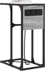 vidaXL Κομοδίνο Γκρι sonoma 41.5 x 26 x 60.5 εκ Επεξεργασμένο ξύλο
