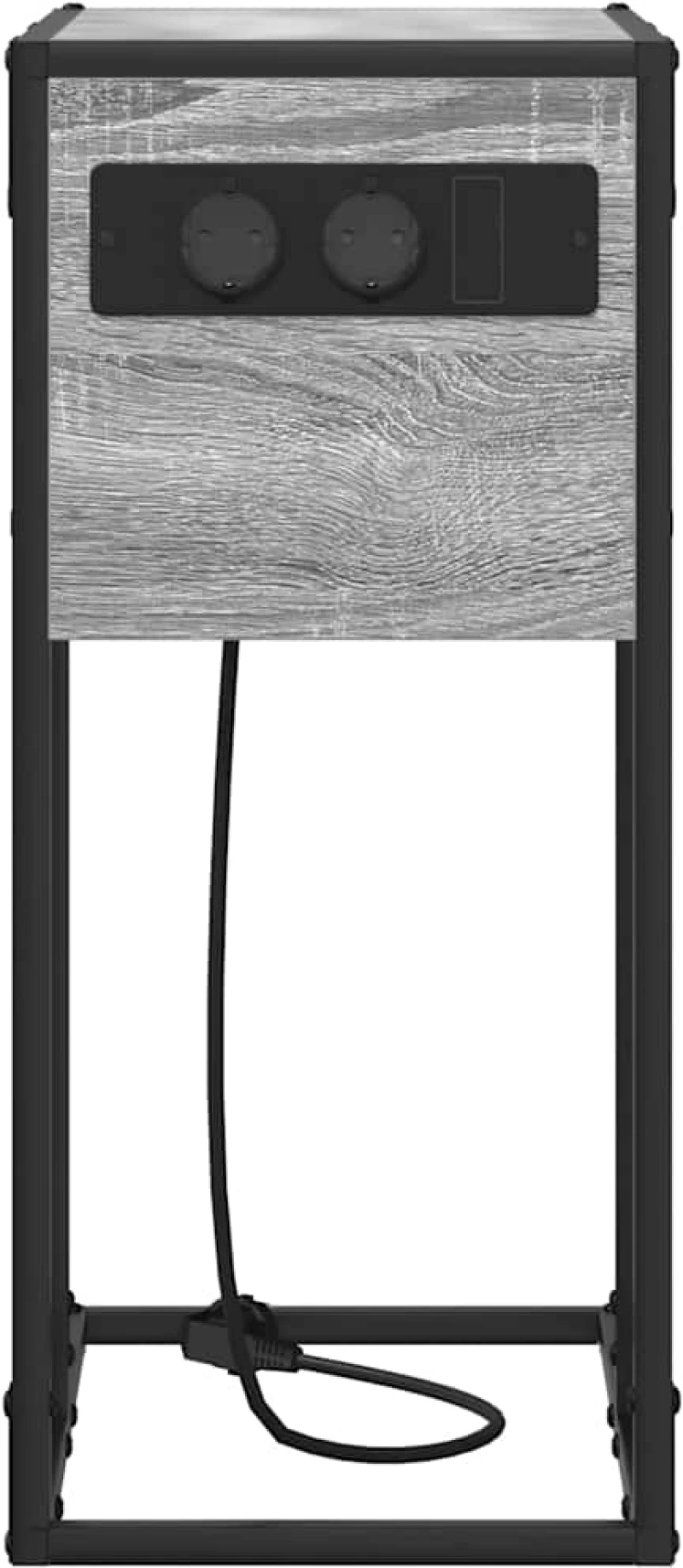 vidaXL Κομοδίνο Γκρι sonoma 41.5 x 26 x 60.5 εκ Επεξεργασμένο ξύλο