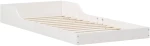 vidaXL Σκελετός Κρεβατιού Λευκό 75 x 190 cm Μασίφ ξύλο πεύκου