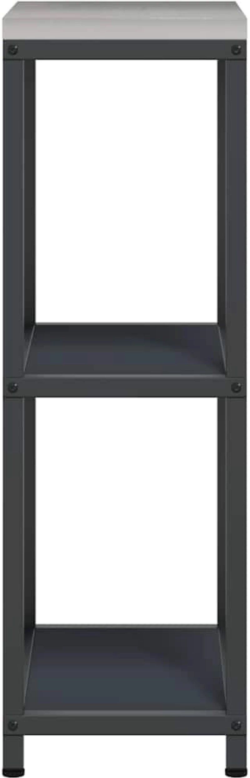 vidaXL Ράφι Αποθήκευσης Κουζίνας Ανθρακί 60 x 50 x 92 εκ. Ατσάλι
