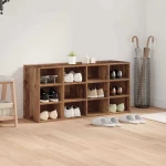 vidaXL Ντουλάπα Παπουτσιών Παλαιό ξύλο 103x30x51 εκ Επεξεργασμένο ξύλο