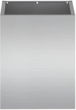 vidaXL Γλάστρα Κήπου Ασημί 50 x 32 x 40 εκ Γαλβανισμένος χάλυβας