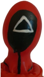 CONDOMERIE - HANDPAINTED NOVELTY CONDOMS TRIANGLE