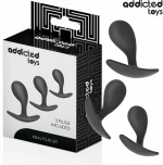 ADDICTED TOYS - SET OF 3 ANAL PLUG SILICONE MODEL 3