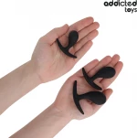 ADDICTED TOYS - SET OF 3 ANAL PLUG SILICONE MODEL 3