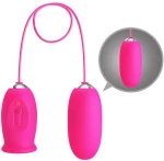 PRETTY LOVE - DAISY VIBRATING EGG + CLITORIS STIMULATING TONGUE PINK