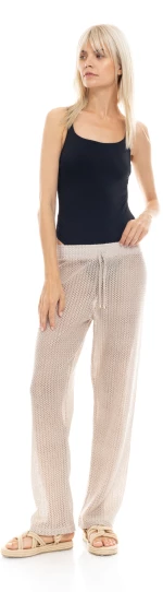 Γυναικείο Παντελόνι Pink Label - Beachwear Pants - Sand - Cotton