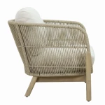 Treviso Πολυθρόνα ξύλινη acacia wood  86x80x64cm  17060-1