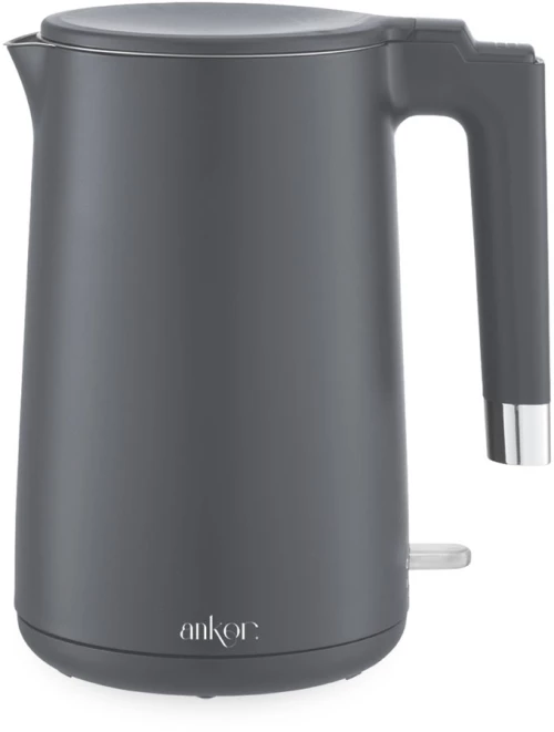ΒΡΑΣΤΗΡΑΣ  1,7lt 2200W ΓΚΡΙ ΜΑΤ - Ankor 848041