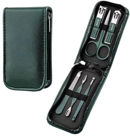 Σετ Εργαλείων Περιποίησης Νυχιών Nail Care Set Green 6pcs