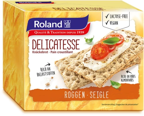 Φρυγανιές Χωρίς Λακτόζη Roland Delicatesse Lactose-Free Vegan
