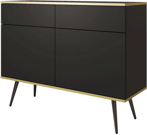 Μπουφές Oro Ανθρακί 107x85x39cm