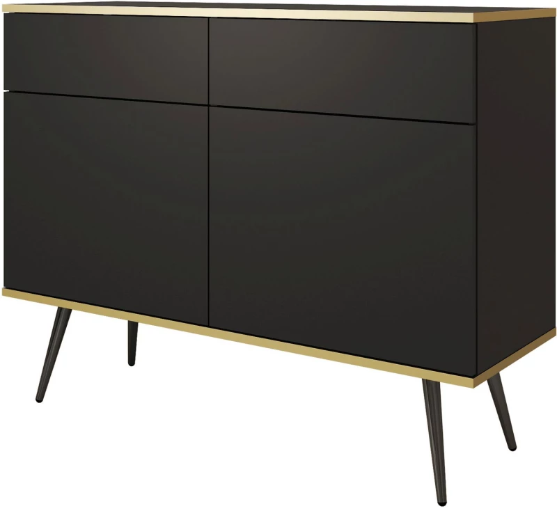 Μπουφές Oro Ανθρακί 107x85x39cm