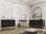 Μπουφές Oro Ανθρακί 107x85x39cm