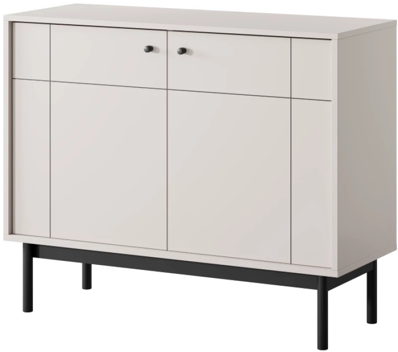Μπουφές Japandi Λευκό Kazmir 103x83x39cm