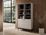 Στήλη Japandi Λευκό Kazmir103x184x39cm