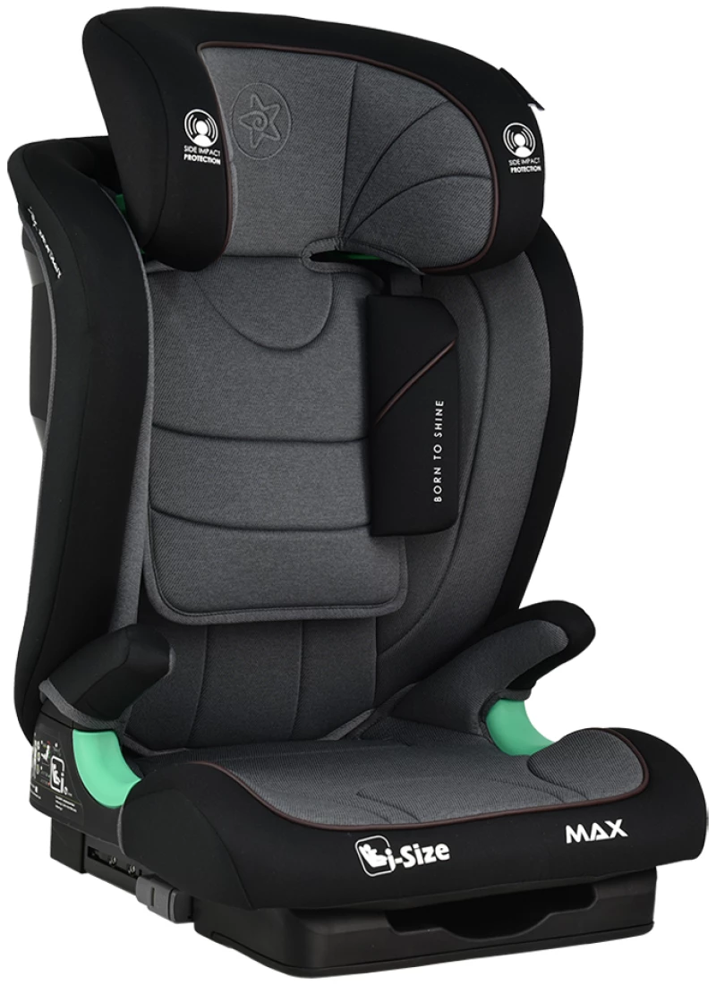 Bebe stars Κάθισμα Αυτοκινήτου Max Isofix i-Size  100-150cm Grey 936-186