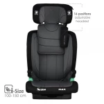 Bebe stars Κάθισμα Αυτοκινήτου Max Isofix i-Size  100-150cm Grey 936-186
