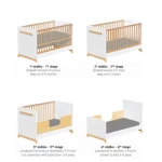 Casababy Palmer White Βρεφικό Κρεβάτι Μετατρεπόμενο Σε Προεφηβικό 590337
